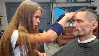 💈What About Sleeping During This Video?😂 Early Morning Care for a Popular DJ in ASMR Style🔥
