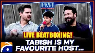 Live Beatboxing -  Tabish Hashmi is my favourite host... - Ali Abbas - Hasna Mana Hai | Geo News