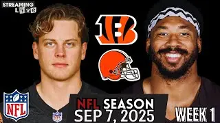 Joe Burrow vs Myles Garrett | Cincinnati Bengals vs Cleveland Browns NFL Week 1 Live Stream