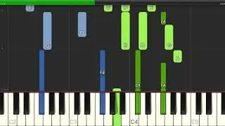 Irish Folksong - Red Is The Rose - Piano Cover Tutorials - Backing Track