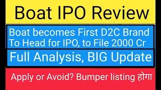 Upcoming IPO 2022: Boat IPO 🔥Boat IPO Review 💥 Boat IPO Details #boatipo #Upcomingipo #boatiporeview