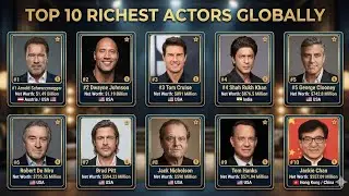 &ldquo;2025&rsquo;s Top 10 Wealthiest Film Actors &ndash; Hollywood + Bollywood Rich List&rdquo;