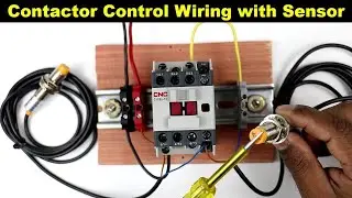 How to control contactor with 2 wire sensor@CNCElectric1988