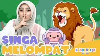 Singa Melompat - Lagu Anak dan Balita Indonesia | Original Song - Kinderflix Music