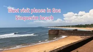 Golden Sands and Blue Waters of Sinquerim, Goa. A great place to be! 4K