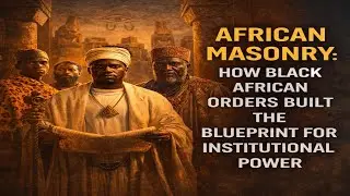 African Masonry: How Black African People Built the World&rsquo;s First Institutional Orders