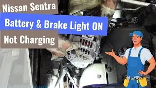 Nissan Sentra: Battery & Brake Light On?