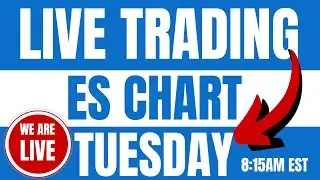 MES Micros Futures Live Trading | Tuesday AM Session