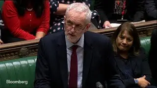 U.K.'s Corbyn Calls for a Public Vote on Brexit