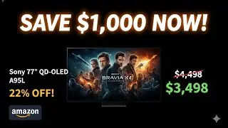 $1,000 OFF! Sony 77