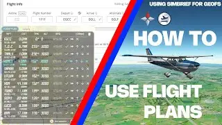 How to use GeoFS's NEW FLIGHT PLAN FEATURE!