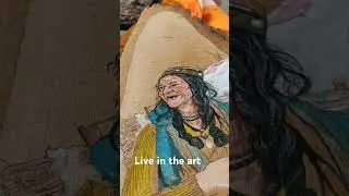 Hunza portrait 🖌️🎨#art #shorts