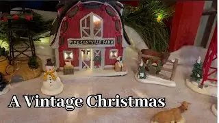 Simple Vintage Farmhouse Christmas Home Tour