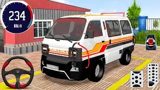 Van Driving Simulator Games 2025 -Public Minibus Realistic Driving Video Game - Android GamePlay