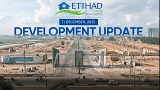 Etihad Town Premier Enclave Development Update - December 2025 #etihadtownpineavenue #realestatepk