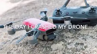 DJI SPARK CRASH.   DRONE FAIL