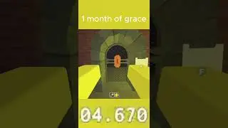 (old) 1 second vs 1 month of grace #roblox #speedrun #gaming #doors #grace