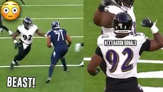 Justin Madubuike is a NIGHTMARE for O-Linemen... 🔥 Ravens vs Titans 2023 Highlights