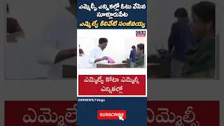 MLA Kiliveti Sanjeeviah cast his vote in MLC Election | MLA Quota MLC Election