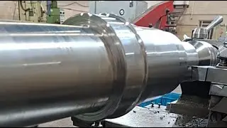👆👉Machining and Finishing 70-kg Parts Using a Hand Lathe👉Join me in the live broadcast.👍❤️
