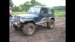 SnowRunner train crush jeep