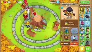 [BTD 6]Tree Stump-2x HP MOABs, No MK, No Heroes, No Lives Lost, No Powers, No Retry, No Selling