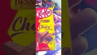 KitKat choco pudding 🍮#shorts #chocolate #kitkat