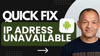 How To FIX ANDROID IP ADDRESS UNAVAILABLE! | BEST METHOD 2025!