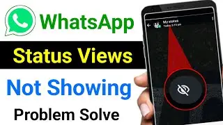 WhatsApp Status Views Not Showing | WhatsApp Status Views Not Available