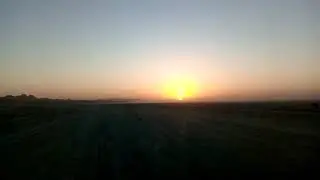 Sunrise view in Kapp Paroom, Panjgur, Balochistan