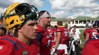 JAMES HILL SPORTS EXCLUSIVE HULA BOWL 2026 ALL-STAR FOOTBALL GAME. PLAYER ON THE SIDELINES 1-10-26