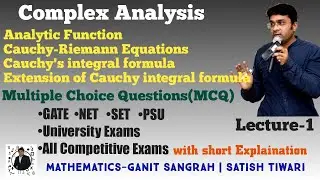 Complex Analysis | Multiple Choice Questions (MCQ) | Lecture-1 | Easy method by ST Sir