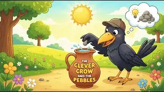 The Clever Crow and the Pebbles &ndash; Kids Cartoon Story