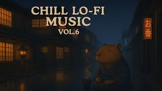Capybara Lo‑Fi Lounge Vol.6, Rainy Nights in Neo-Edo = Lo-Fi Samurai Capybara#lofi #lofimusic