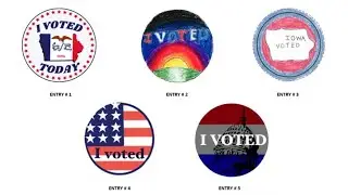 Dallas County unveils winner of 'I Voted' sticker contest. See which design won
