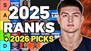 Updated 2025 Dynasty Rookie Rankings & Tiers (With 2026 Picks)