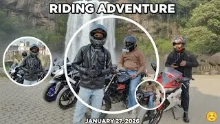 Pulsar N150 Ride to a Hidden Waterfall! 🌊🔥 Sunday ride part 2 &hearts;️☺️