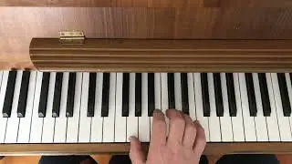 How to play Early one Morning on piano. Tutorial for right hand - easy/slow training tempo beginner