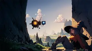 Solarpunk Wizard Morning - Relaxing Lofi Jazz & Nature Sounds for Study [Wizardcore]