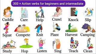 Advanced Action Verbs With Examples | New Action Words | Improve Your English Vocabulary