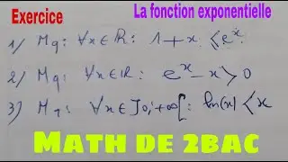 la fonction exponentielle.....demontrer un inegalité en utilisant le variations d'une fonctions