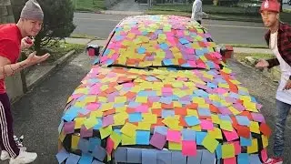 TYGA REACTING TO MY STICKY NOTES PRANK!?