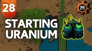 Setting Up Basic Uranium Processing | 28 | Factorio Space Age