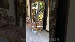 Cermin ukir, standing mirror #cermin #cerminhias #cermindinding #mirror #furniture #cermindiri