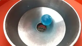 Giant Orange Tunnel Hole + Water Sound ASMR