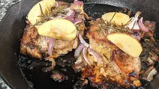 Pork chops stuffed with Apple and rosemary - Rosemary pork chops 2022