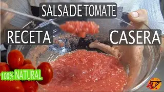 SALSA DE TOMATE para PIZZA 100% CASERA. l FACIL y RAPIDA de preparar.