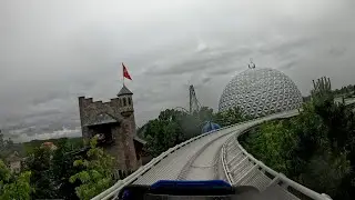 Schweizer Bobbahn Rain Ride! POV Mack Rides Bobsled Coaster, Europa Park Rust Germany