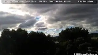 6 July 2014 - North Facing WeatherCam Timelapse - KanivaWeather.com