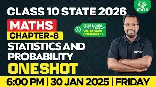 🔴 One Shot🔥 Statistics & Probability | Chapter 8 | Class 10 Math | Gopi Sir | Xylem State 10 Tamil